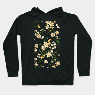 Spring Flower Pattern Hoodie